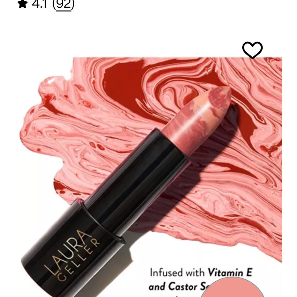 LAURA Geller ITALIAN Marble Pink Lipstick (Shade AL FRESCO 0.12oz/3.4G